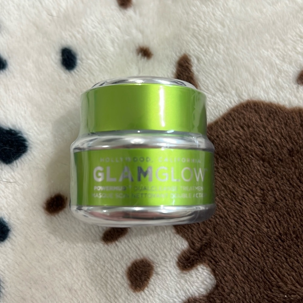 GLAMGLOW Lime Green Skincare Mask Jar